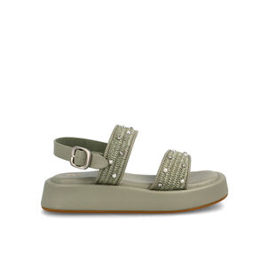 Sandalia Mujer Bata Calisto Verde Claro